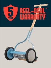 Load image into Gallery viewer, Lightweight 5-Blade 14-Inch Push Reel Lawn Mower with Adjustable Height - Mint