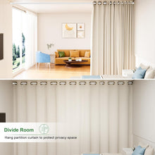 Load image into Gallery viewer, Spliced Adjustable Tension Curtain Rod 63-141 Inches – Rustic to Modern Decor