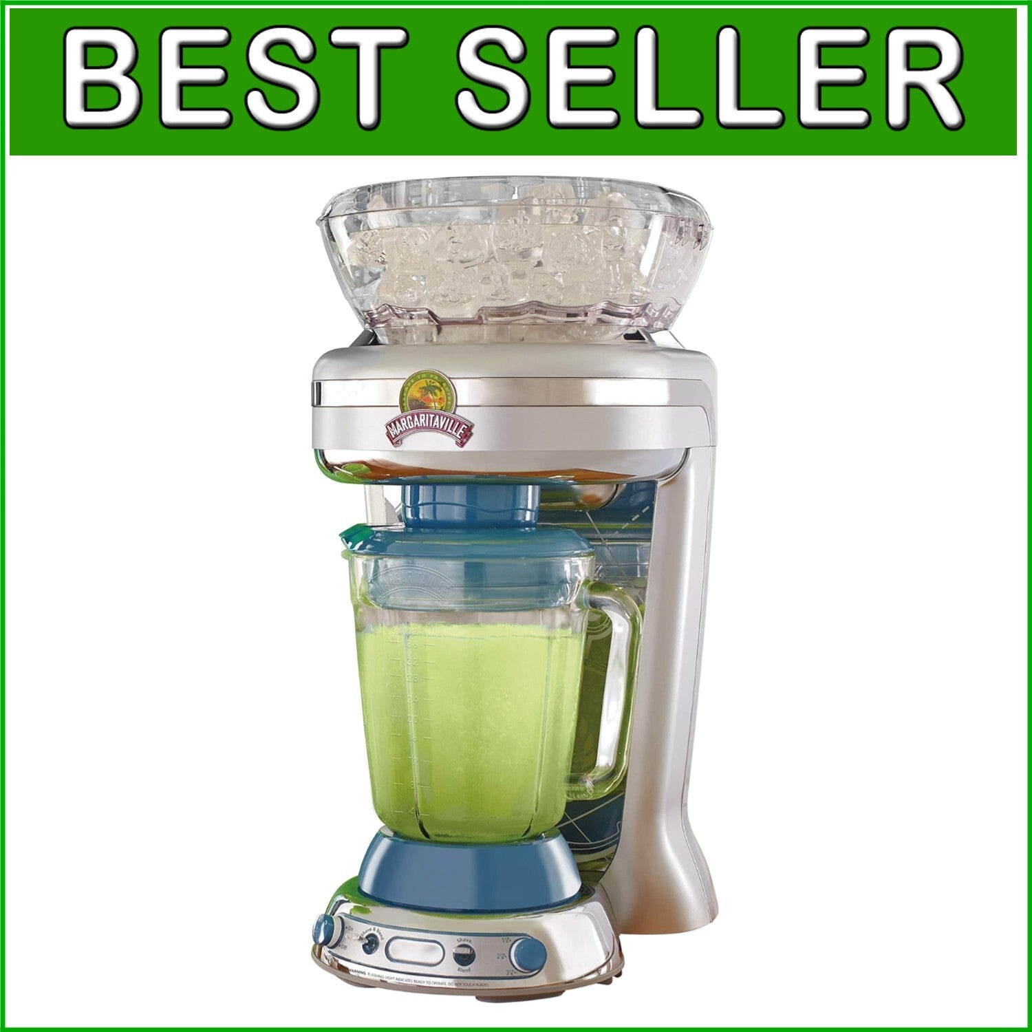 Effortless Frozen Drink Maker with Easy Pour Jar & Stainless Steel Design