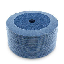 Load image into Gallery viewer, Durable 36 Grit Zirconia Sanding Discs 7" x 7/8" - 25 Pack for Angle Grinders