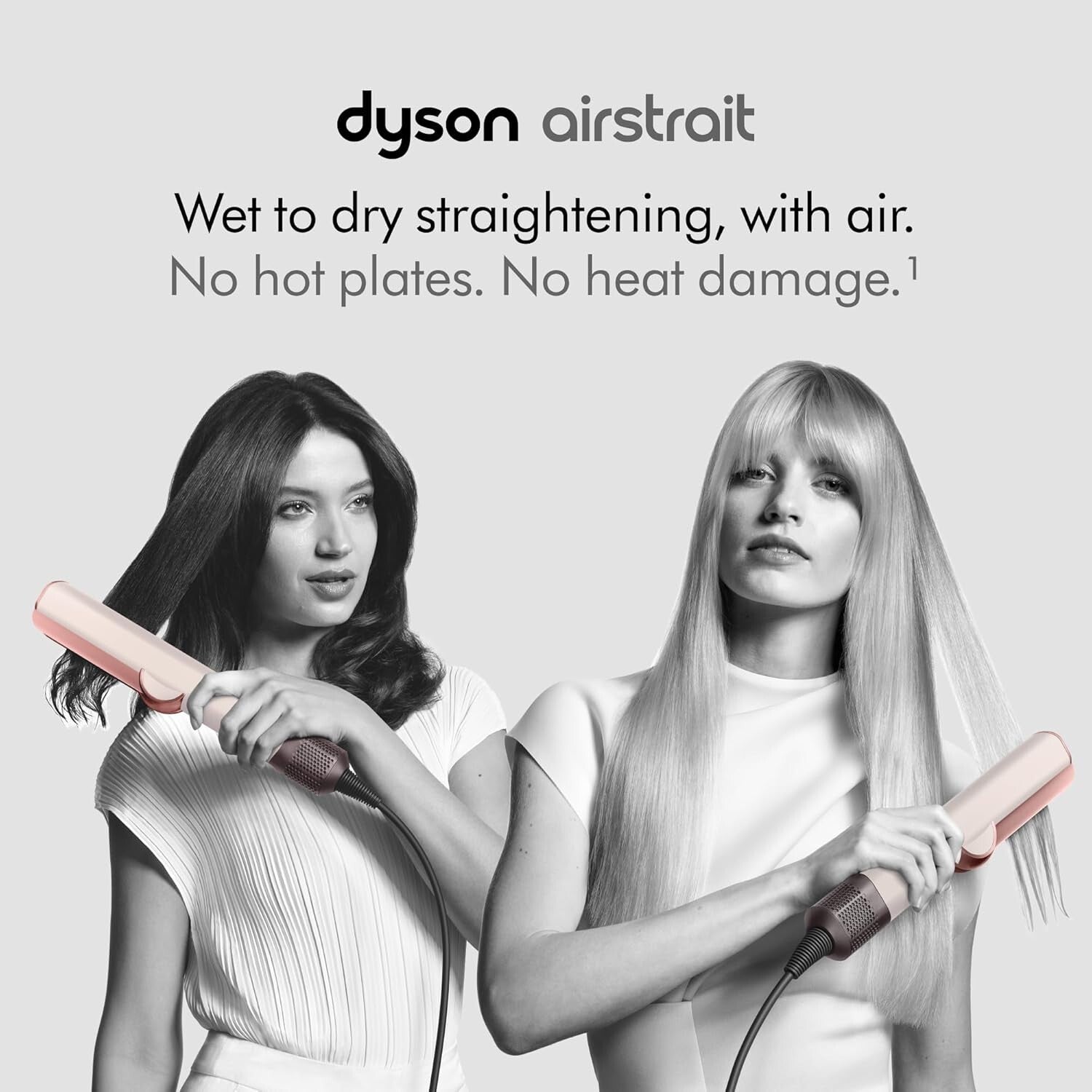 Compact Airstrait Hair Straightener - Ideal for Effortless Styling Anywhere