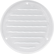Load image into Gallery viewer, 4" Metal Air Vent Grilles - Durable White Covers - Pack of 5 for Easy Mounting