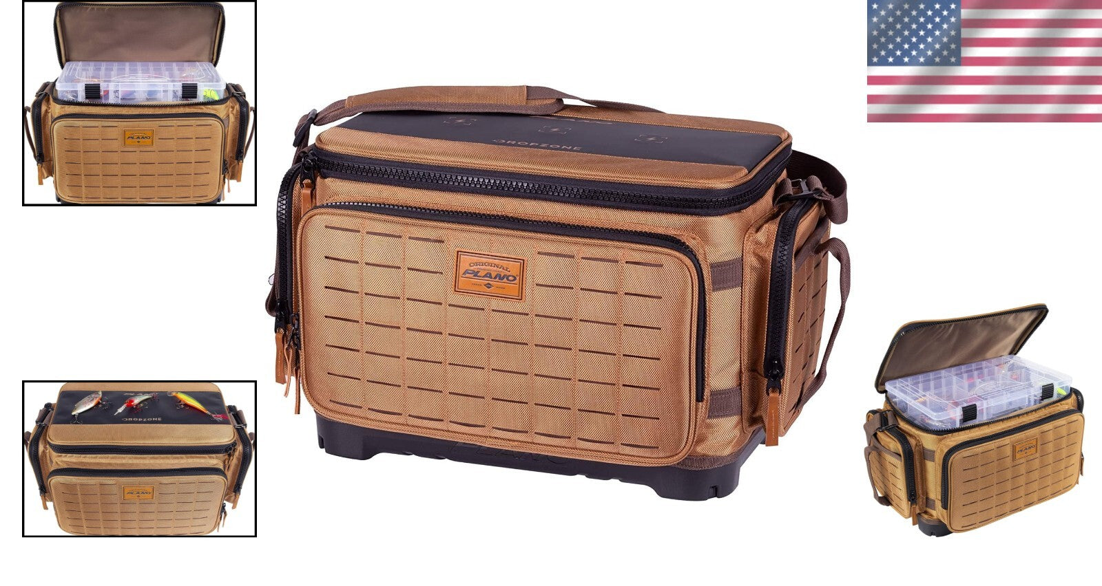 Heavy-Duty Guide Series Tackle Bag - Includes Stowaways for Organized Fishing