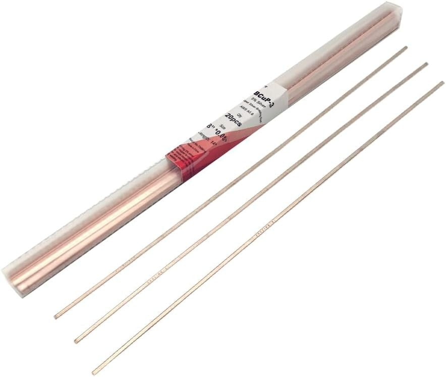 Reliable 5% Silver Phos Solder Rods - 20 Pack for Versatile Welding Solutions
