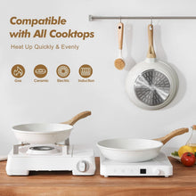 Load image into Gallery viewer, Lightweight Non-Toxic Frying Pans with Easy Clean Ceramic Coating - 3-Piece Set