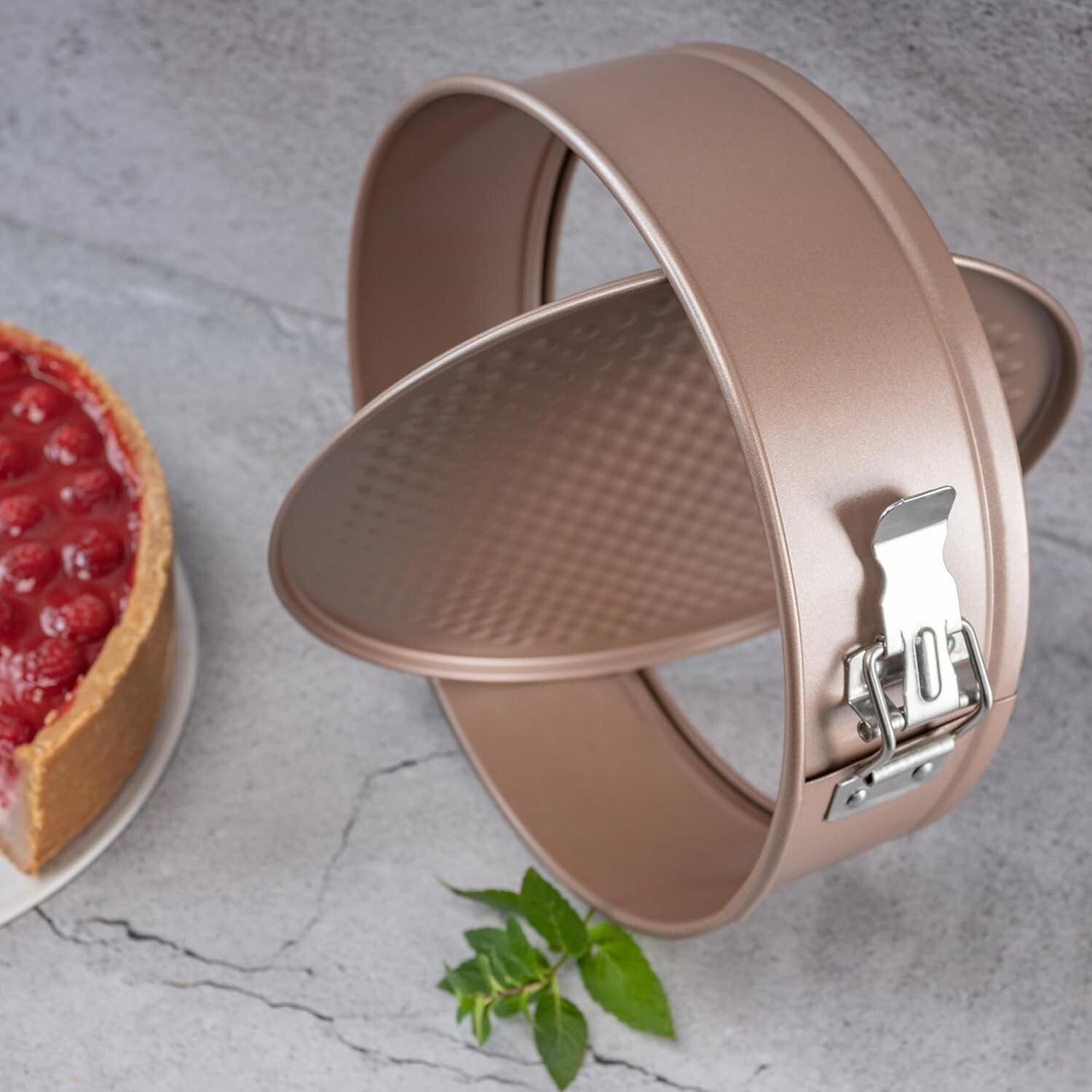 Baking Dream: 10-Inch Nonstick Springform Cake Pan with Quick Release Design