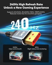 Load image into Gallery viewer, High-Speed 50FT DisplayPort 1.4 Cable - Supports 8K@60Hz &amp; 4K Gaming Performance