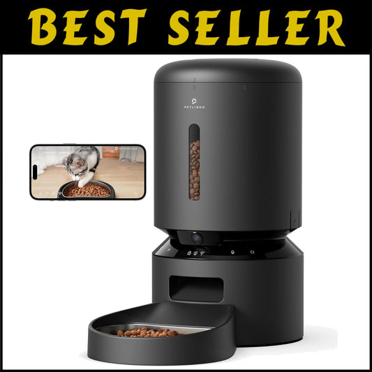 Innovative Automatic Pet Feeder with HD Camera, Easy Clean & Fresh Food Vault