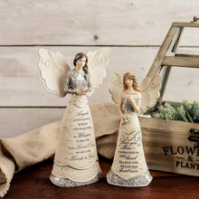 Load image into Gallery viewer, 7.5-Inch Polyresin Angel with Debossed Message - Cherished Keepsake for Mom