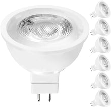 Load image into Gallery viewer, Energy Efficient 6.5W MR16 LED Spotlight Bulbs, 500 Lumens, Bright White 6-Pack