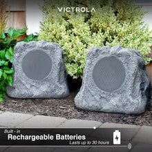 Load image into Gallery viewer, Wireless Bluetooth Rock Speaker Pair - Seamless Streaming for Garden &amp; Patio