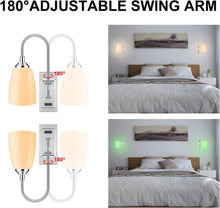 Load image into Gallery viewer, Stylish Cordless LED Wall Lights 2 Pack - Powered by Battery, Remote Controlled