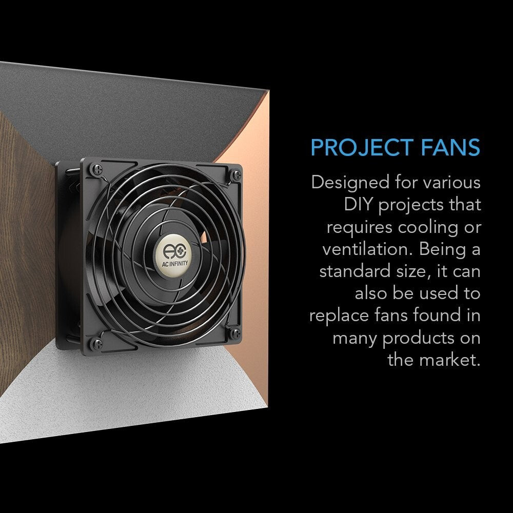 Heavy-Duty 10" Axial Fan with Dual Bearings - Ideal for Custom Cooling Projects