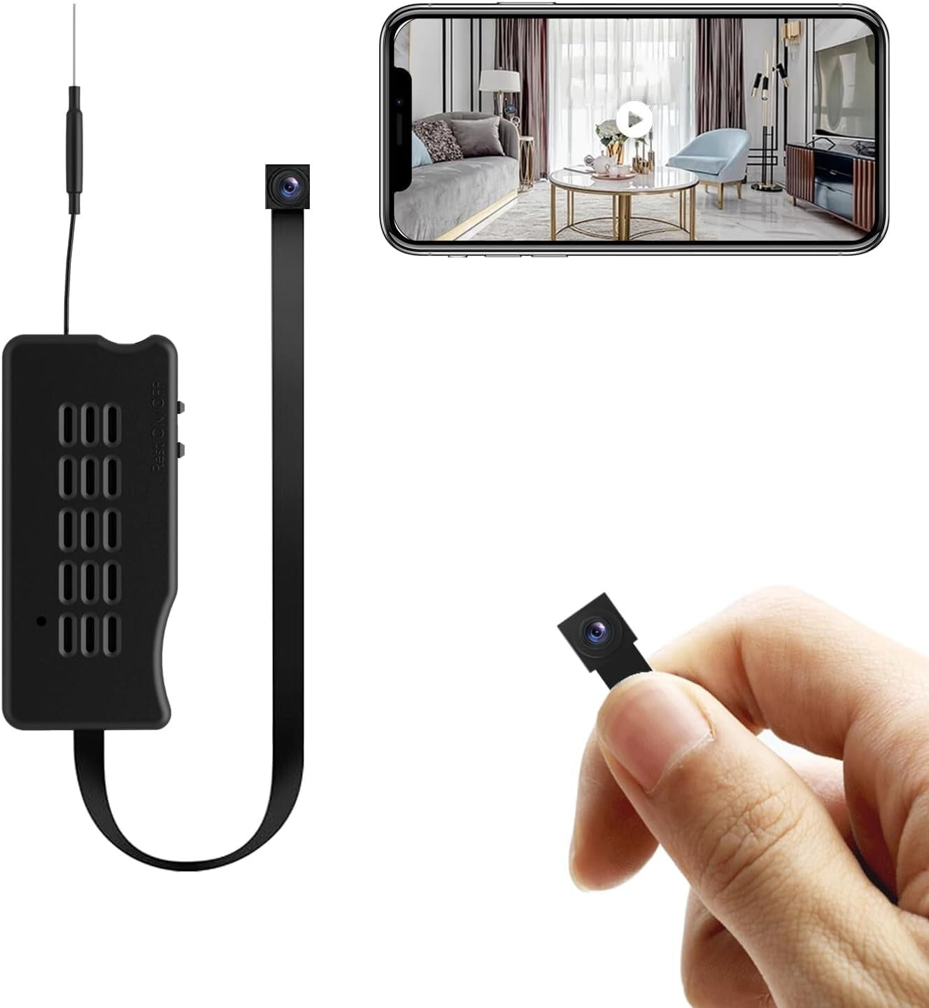 Wireless DIY Mini Camera with Motion Detection - Perfect Home Surveillance Tool