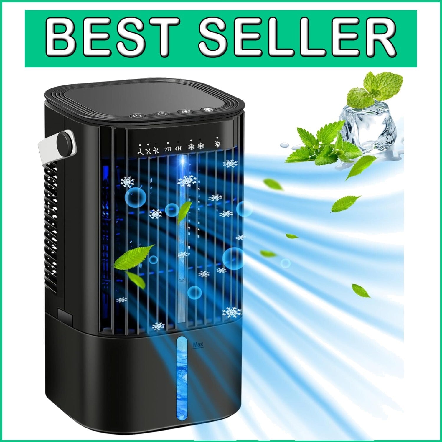 Adjustable Speed Personal Air Conditioner - Portable Desk Fan for Summer Comfort