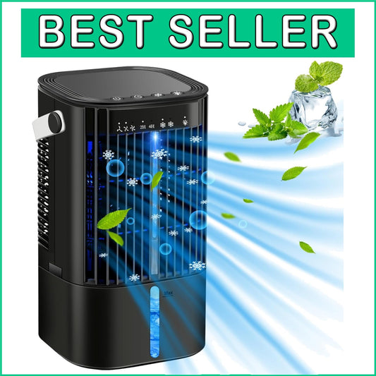 Adjustable Speed Personal Air Conditioner - Portable Desk Fan for Summer Comfort