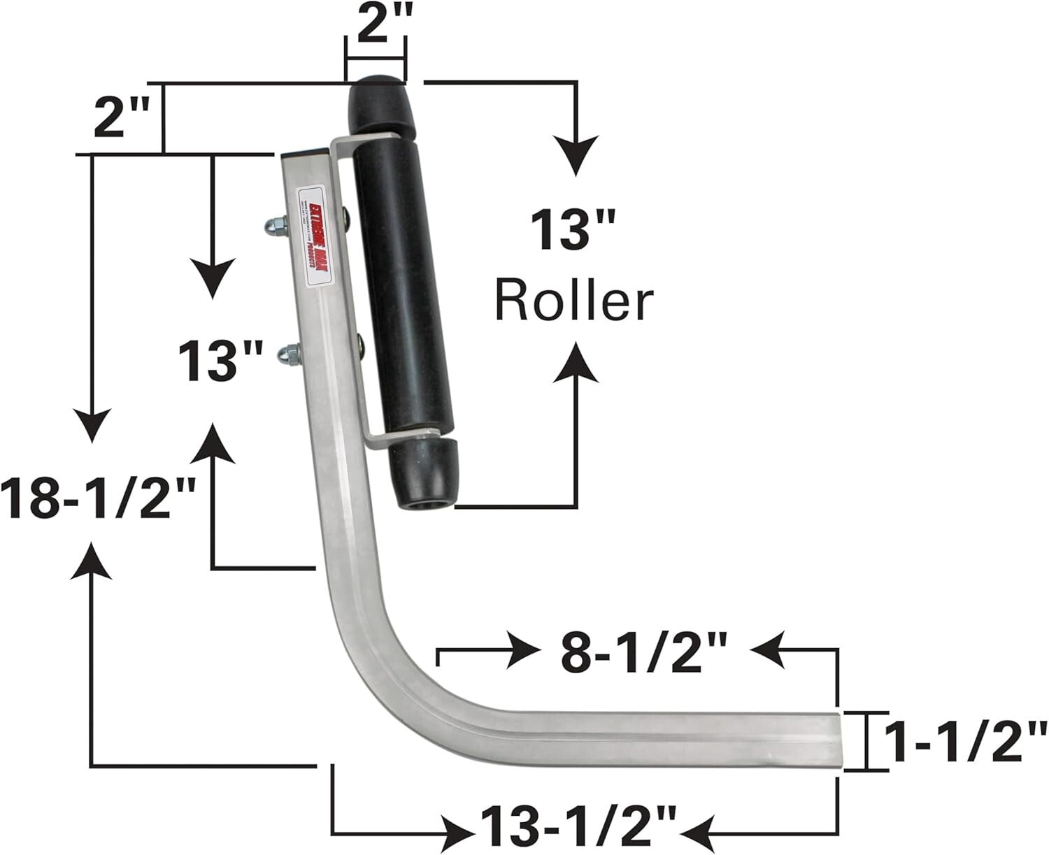 Efficient Heavy-Duty Guide-On System with Custom-Formed Arms - 14" Adjustability