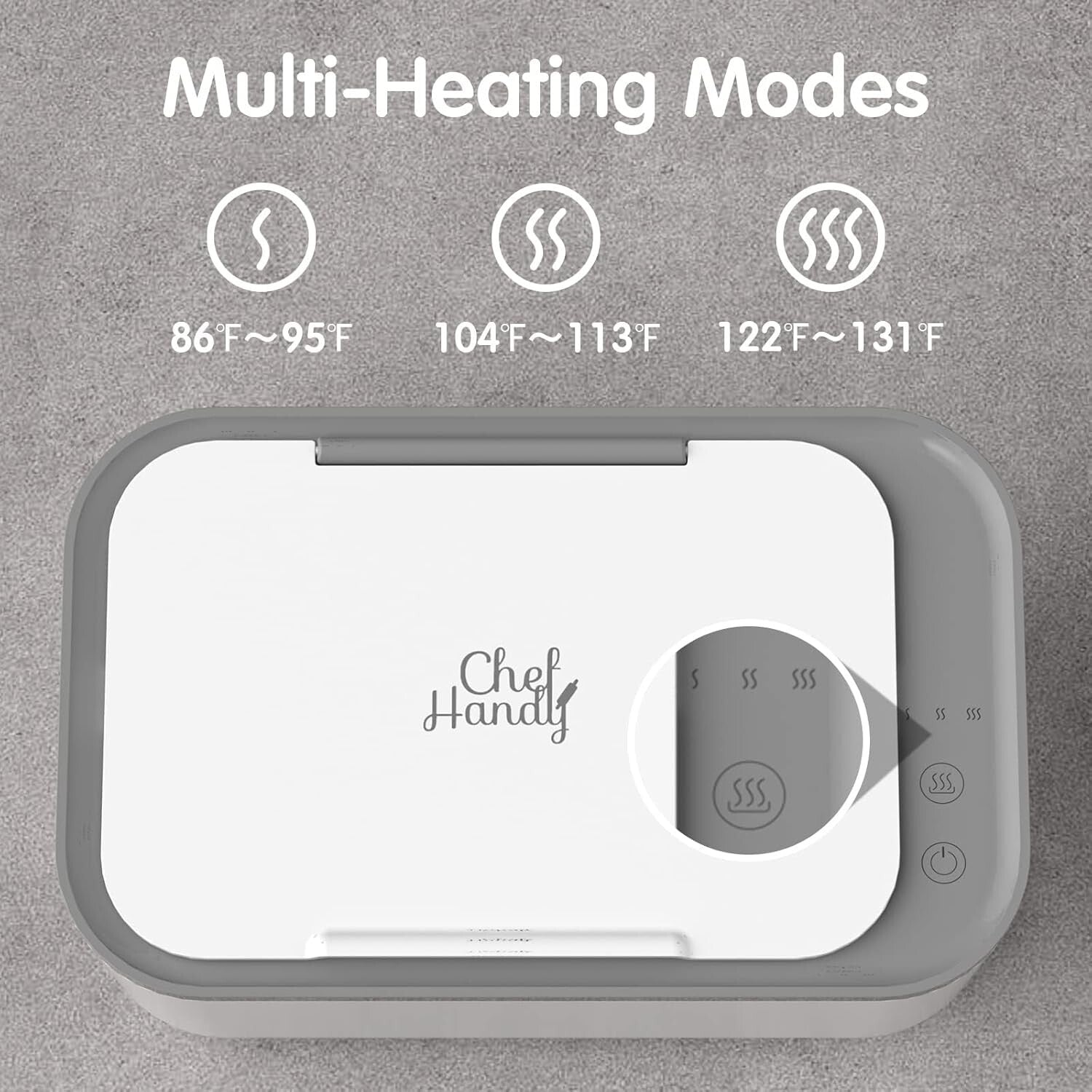 Portable 2-in-1 Baby Wipe Warmer and Dispenser with Even Heating & Moisture Seal