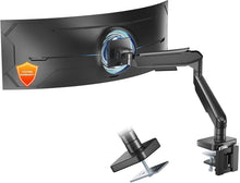 Load image into Gallery viewer, Heavy-Duty Aluminum Monitor Arm for UltraWide Displays - Supports up to 44 lbs