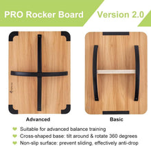 Load image into Gallery viewer, Advanced Rocker Balance Board - 350 lb Capacity, Ideal for Core &amp; Rehab Training