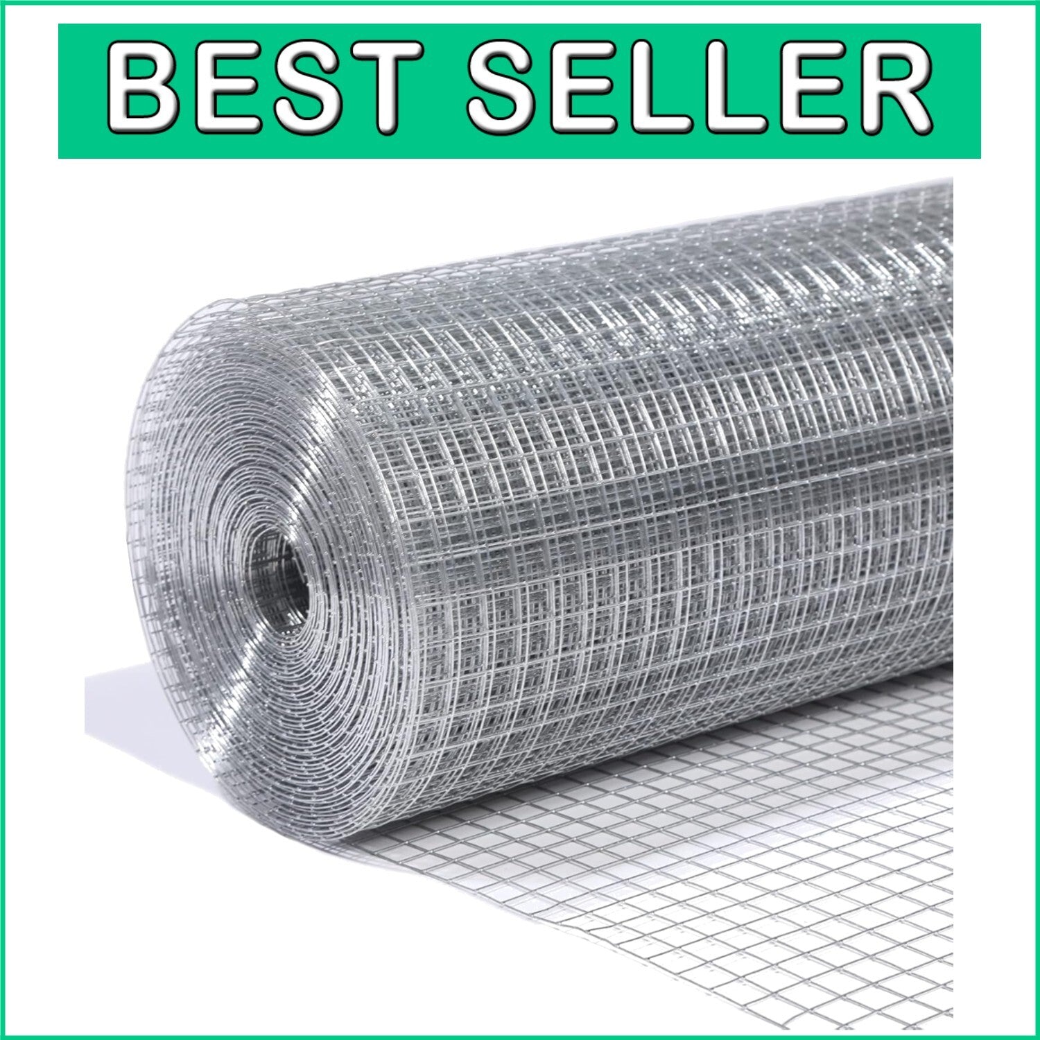 Durable 48" x 50' Hardware Cloth - 1/2" Mesh for Gardens & Wildlife Security