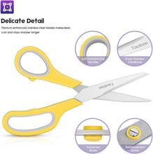 Load image into Gallery viewer, Multi-Purpose 8" Scissors 60-Pack, Comfortable and Sharp for Left/Right Use