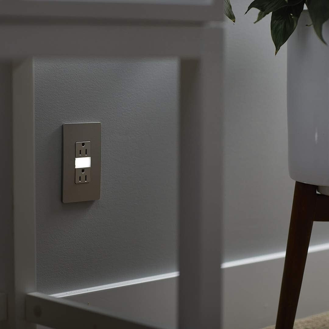 Legrand Radiant 15 Amp LED Night Light Outlet - Adjustable & Tamper Resistant