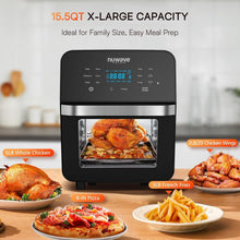 Load image into Gallery viewer, Powerful 1800W Air Fryer Rotisserie Oven - 10 Cooking Functions, Dishwasher Safe