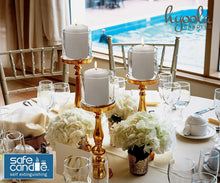 Load image into Gallery viewer, Versatile 24-Pack White Pillar Candles - 2" x 4" for Ambiance &amp; Centerpieces