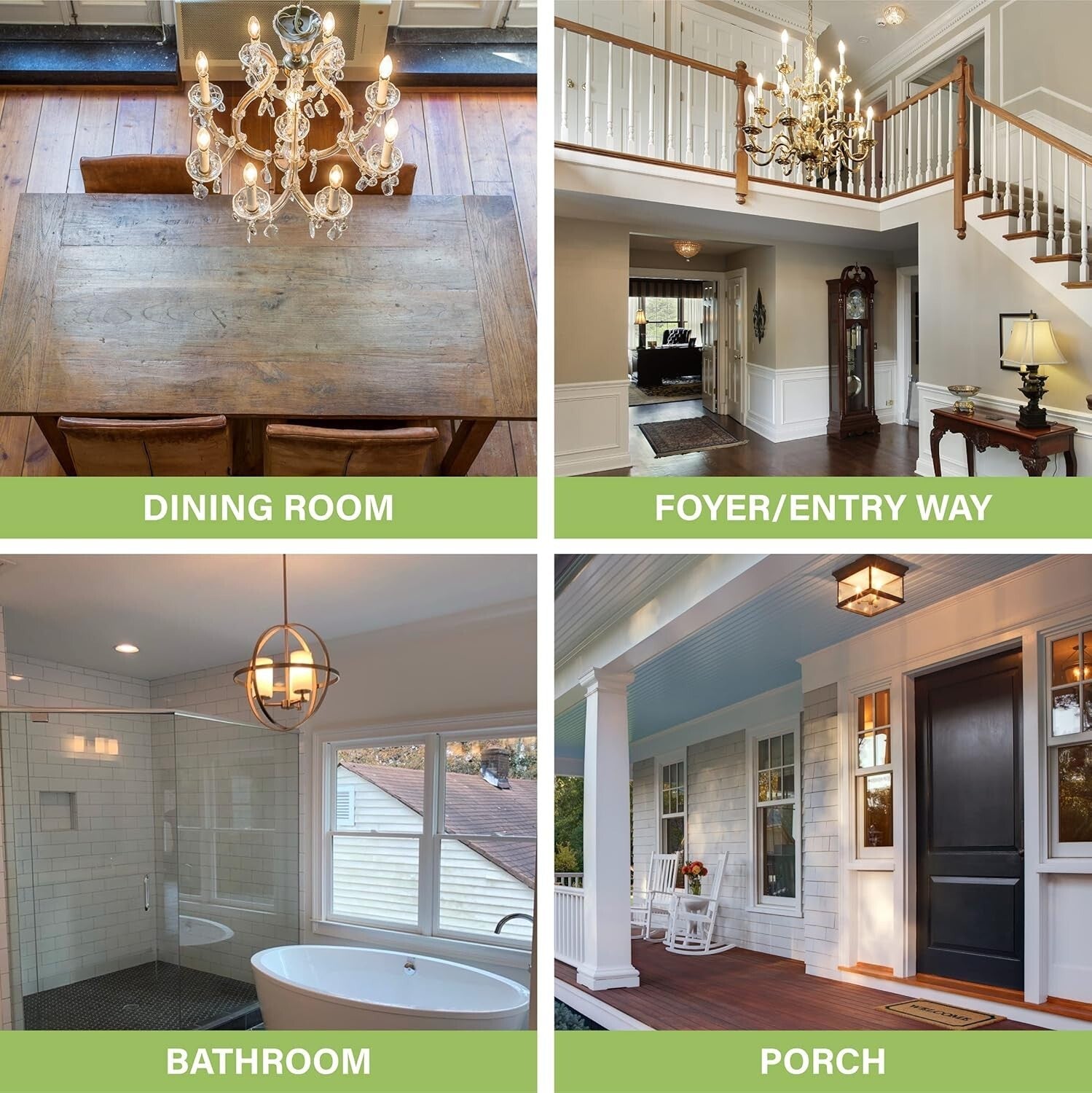 Energy-Efficient 48-Pack E12 2700K Dimmable LED Bulbs for Chandeliers