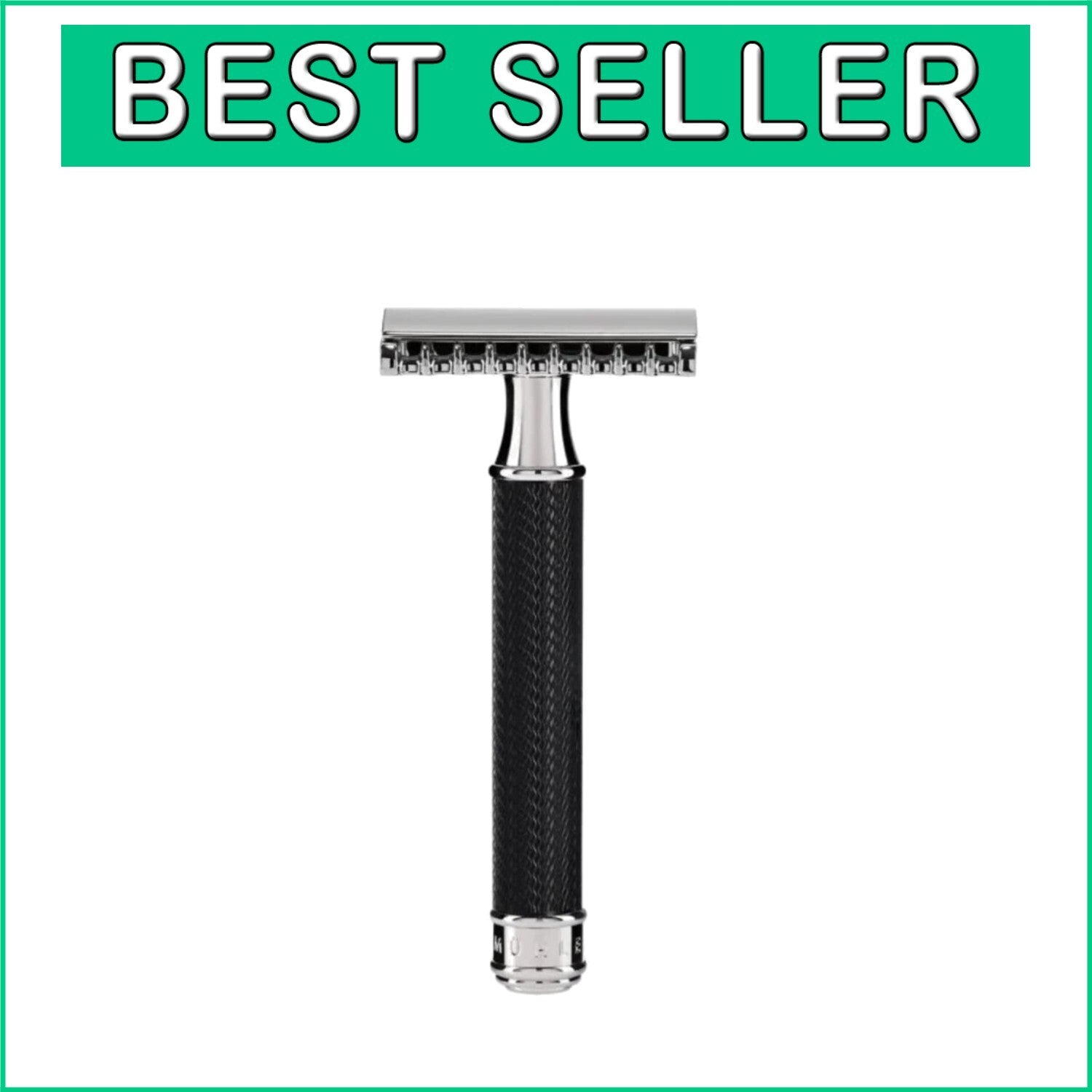 Barbershop Quality Double Edge Razor with Classic Open Comb for Everyday Use