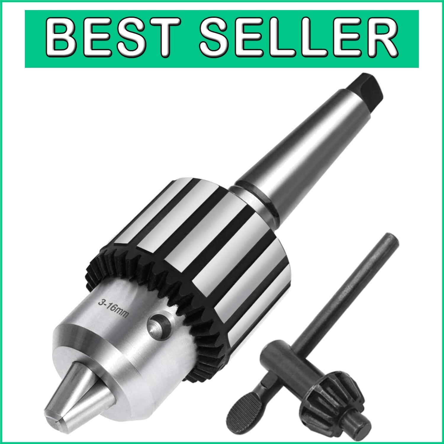 Alloy Steel Heavy Duty Drill Chuck - Clamping Range 3-16mm for Versatile Use