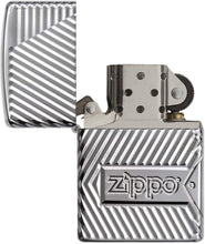 Load image into Gallery viewer, Distinguished Windproof Pocket Lighter - Chrome Finish with Logo Design