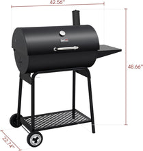 Load image into Gallery viewer, Premium 30-Inch Outdoor Charcoal Grill with Side Storage and Easy-Clean Features