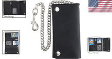 Load image into Gallery viewer, Handmade Distressed Leather Wallet with Ample Storage - Vintage Men's Accessory