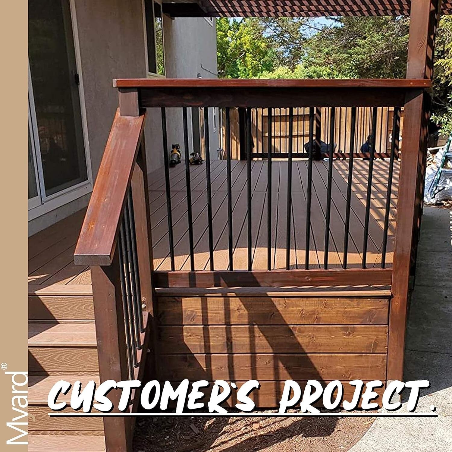 Matte Black Aluminum Balusters 32-Inch Round, Pack of 50 - Never-Rust Design