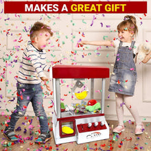 Load image into Gallery viewer, Classic Electric Claw Machine Game - Nostalgic Candy Prize Dispenser with Sound
