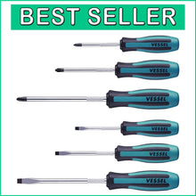 Load image into Gallery viewer, Japanese-Made 6-Piece Screwdriver Set - Durability Meets Performance | MEGADORA