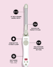 Load image into Gallery viewer, Beachwaver Co. S.75 Curling Iron - .75" Ceramic Barrel for Effortless Waves