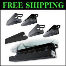 Load image into Gallery viewer, Compact and Sturdy No-Drill Cable Organizer - Black Trays for Clean Workspaces