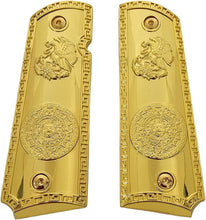 Load image into Gallery viewer, Luxury Gold-Plated 1911 Grips for Colt, Rock Island &amp; More - Ambidextrous Design