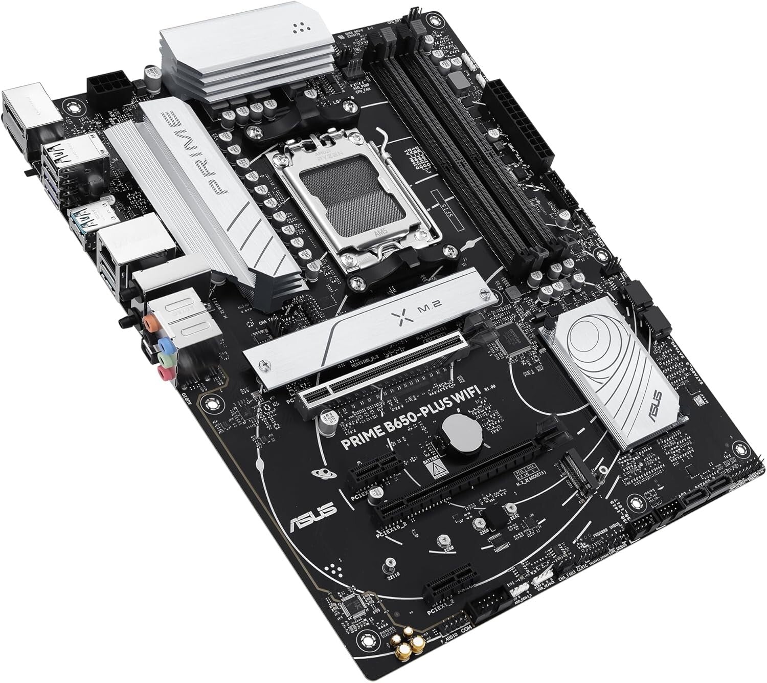 Efficient AMD B650 ATX Motherboard with BIOS FlashBack & OptiMem II Memory Tech