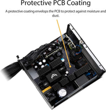 Load image into Gallery viewer, 550W ATX Power Supply with 80 PLUS Bronze and Axial-Tech Cooling Design