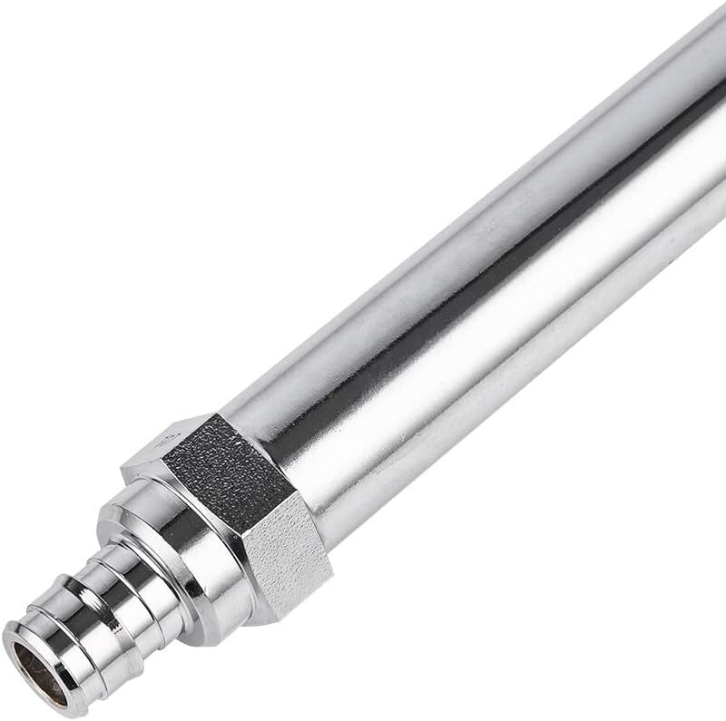 Durable 10" Frost-Free Sillcock with Anti-Siphon Design - Brass Chrome Finish