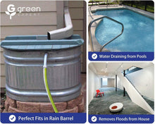 Load image into Gallery viewer, Effortless Water Removal: Green 1/3HP Submersible Pump with Automatic Function