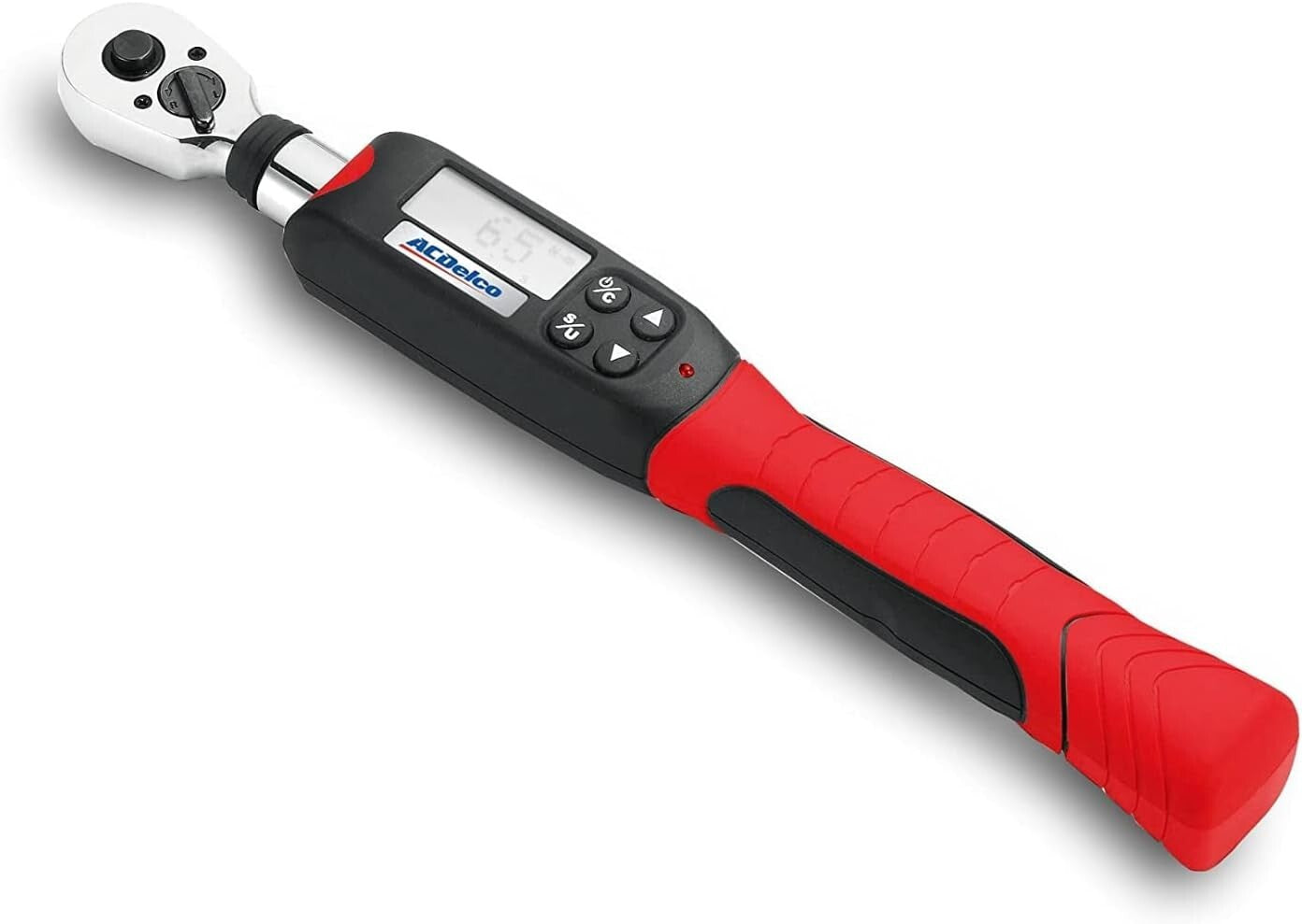 Advanced Digital Torque Wrench with Buzzer & LED – Compact 3 3/8” 3.7-37 ft-lbs