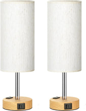 Load image into Gallery viewer, Stylish 3-Way Dimmable Touch Lighting - Set of 2 Table Lamps for Bedroom Decor