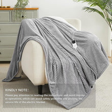 Load image into Gallery viewer, ETL Certified Plush Electric Blanket 72"x84" - Over-Heat Protection for Safety