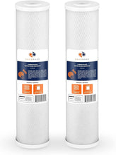 Load image into Gallery viewer, Premium CTO Carbon Block Water Filter - 20 x 4.5 Inch Replacement, 2 Pack