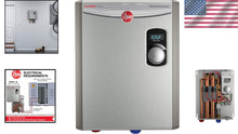 Load image into Gallery viewer, Compact 18kW Tankless Electric Water Heater with Self-Modulation and LED Control